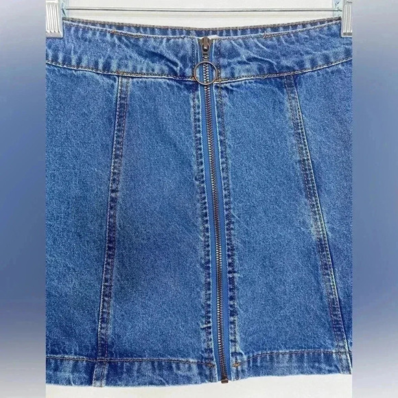 Forever 21 Denim Retro 70’s 80’s Skirt - Picture 3 of 6